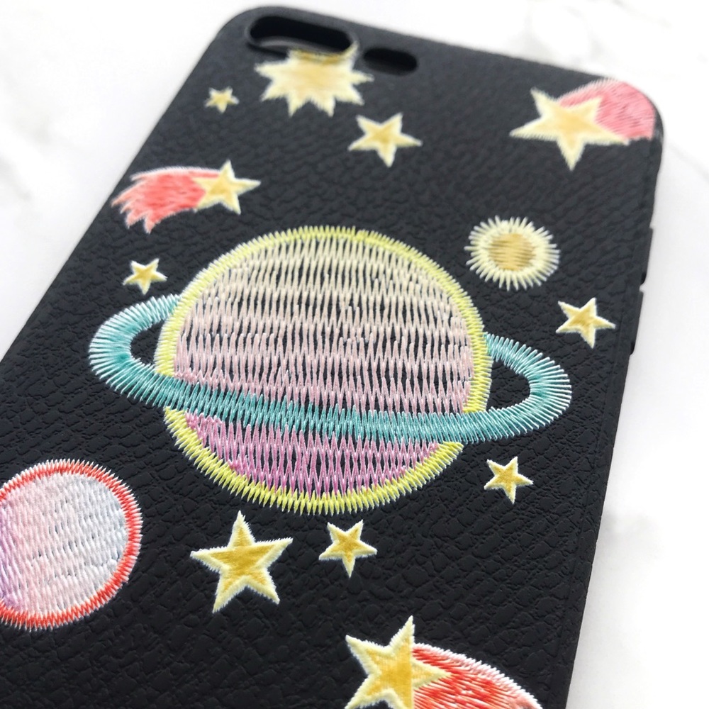 NEW iphone 7/8/7+/8+ Planet Space 3D Soft Case - Picture 2 of 3